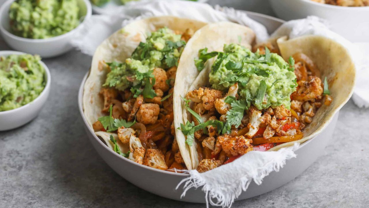 Sheet Pan Cauliflower Fajitas