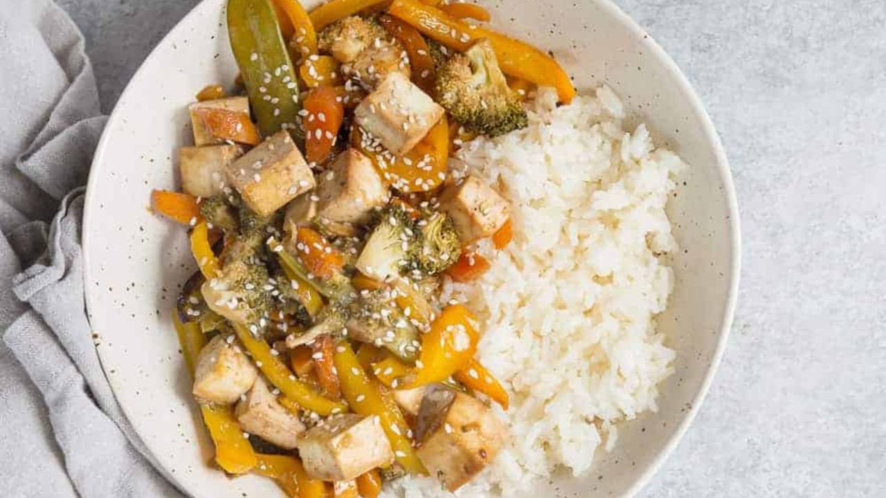 Sheet Pan Vegetable Stir Fry