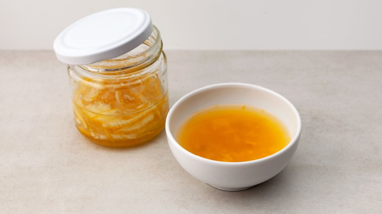 Yuja tea or yuzu tea. Honey citron beverage. Popular Korean tea.