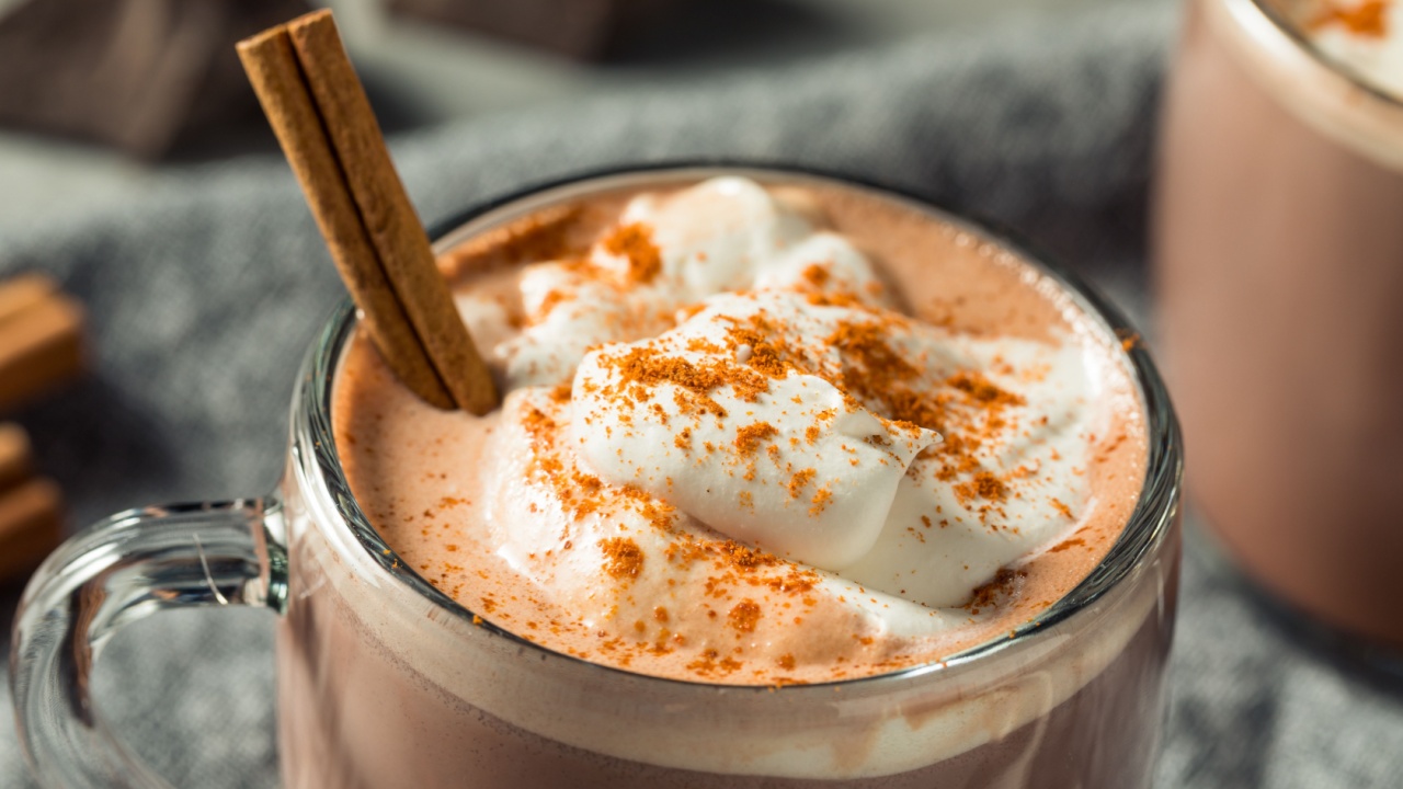 Homemade Spicy Mexican Hot Cocoa Chocolate with Cinnamon and Cayenne