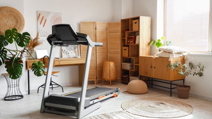Keep the Aesthetic: 6 Clever Ways to Store Home Workout Gear