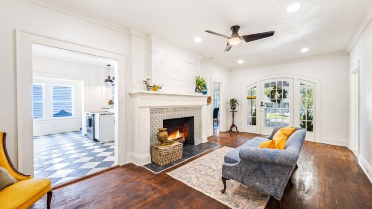 a home living room with a natural light