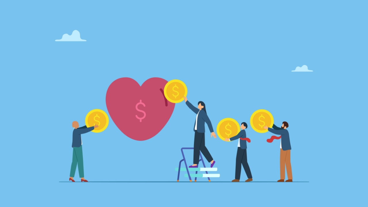heart money donations