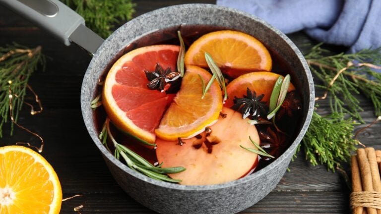 a Christmas simmer pot