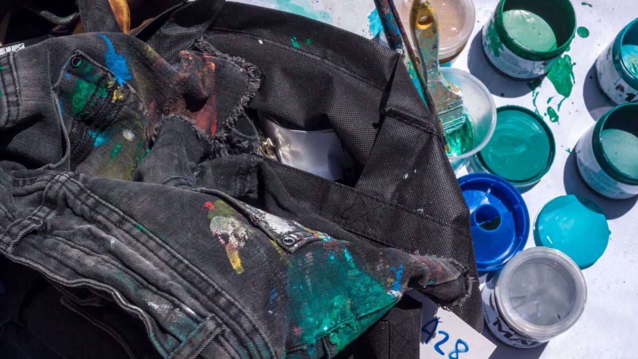 Graffiti festival in the streets of Malasaña neighborhood in Madrid. Urban art in Spain