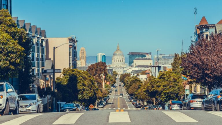 San Francisco, California, USA - August 4th, 2019: Touristic attractions of San Francisco
