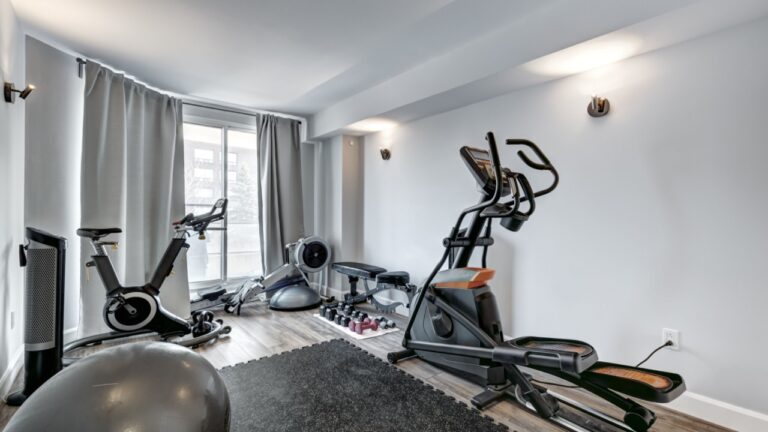 Beautiful luxury renovated home gym