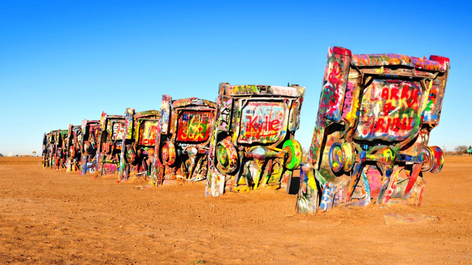 Cadillac Ranch, Amarillio, Texas, USA