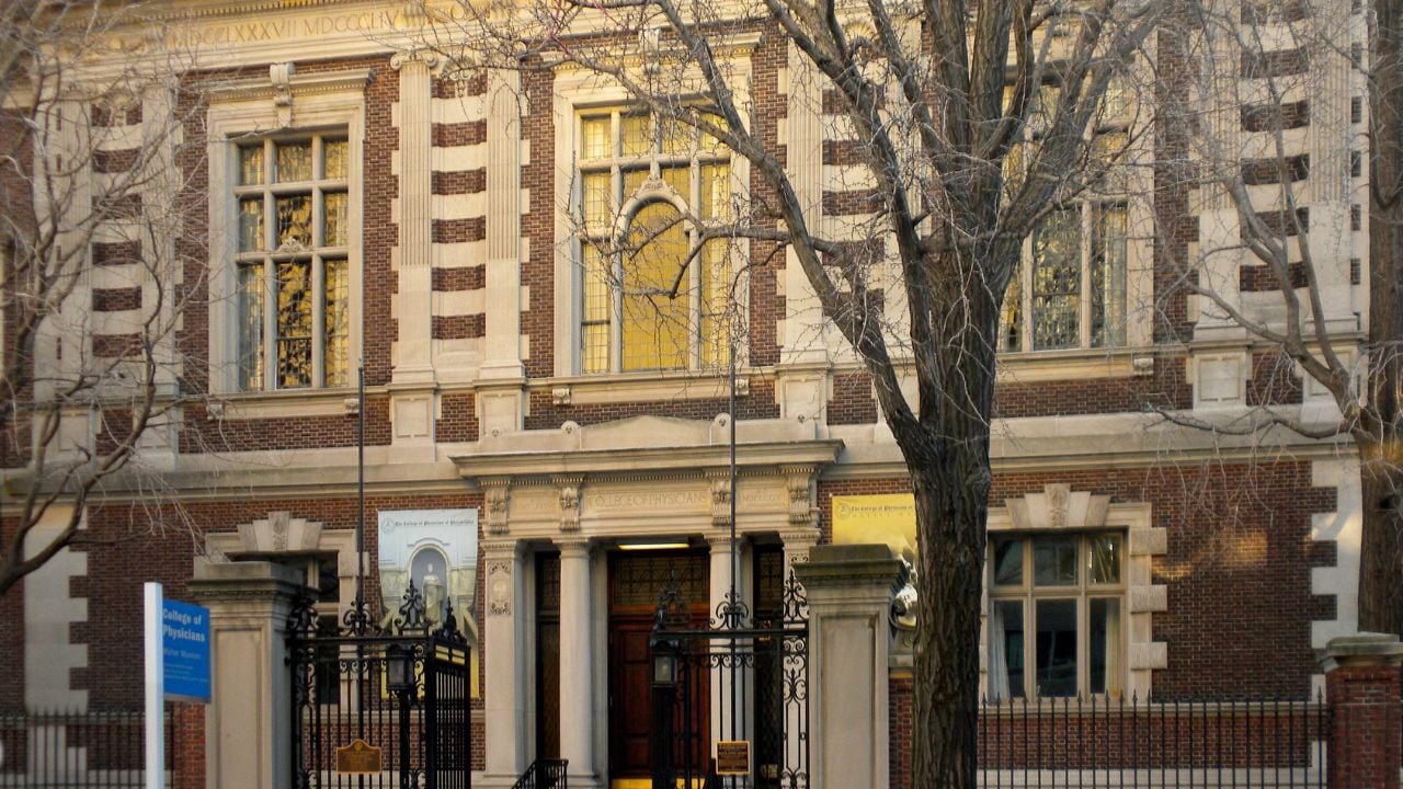 College of Physicians of Philadelphia. Hosts the Mutter Museum, a medical history museum.
