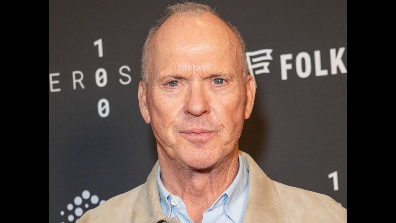 Michael Keaton arrives for a special screening of "Sweetwater" at the Ted Mann Theater at the Academy Museum of Motion Pictures, in Los Angeles, California on December 1, 2025.