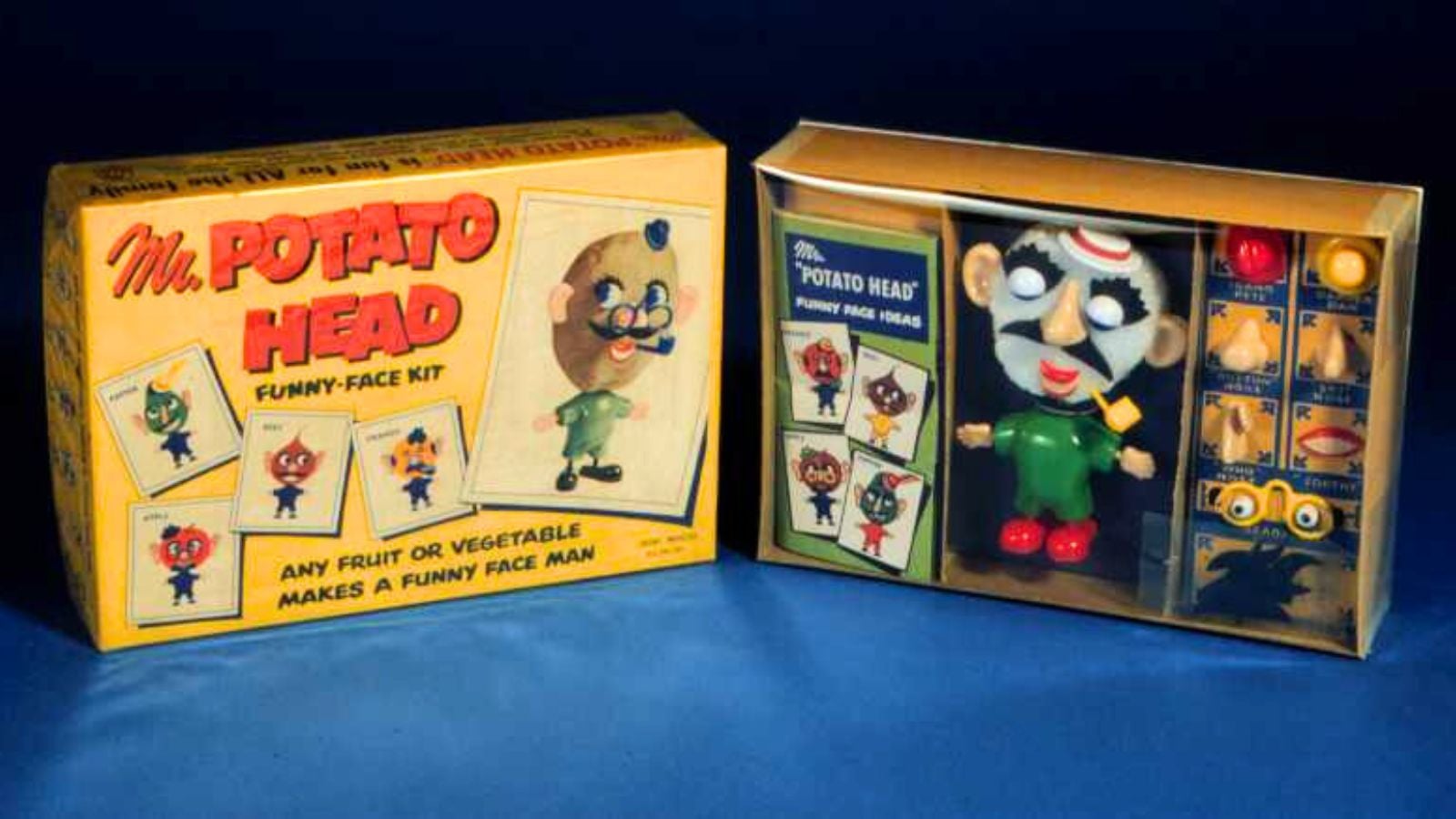 Mr. Potato Head Funny Face Kit, 1952.
