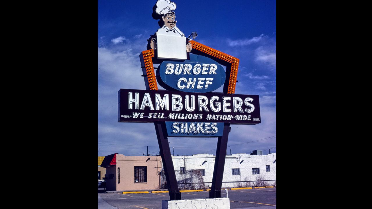 Old Burger Chef sign, Albuquerque, New Mexico