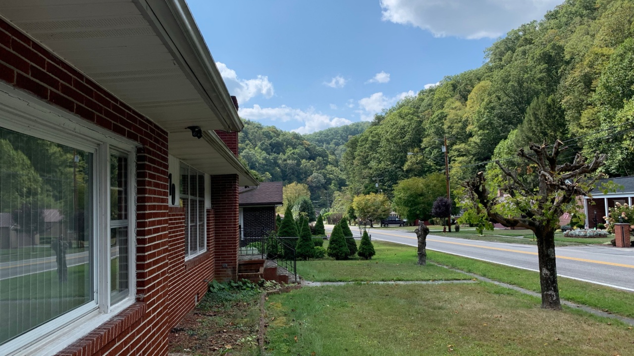 View of Outside a Home in McDowell County, West Virginia