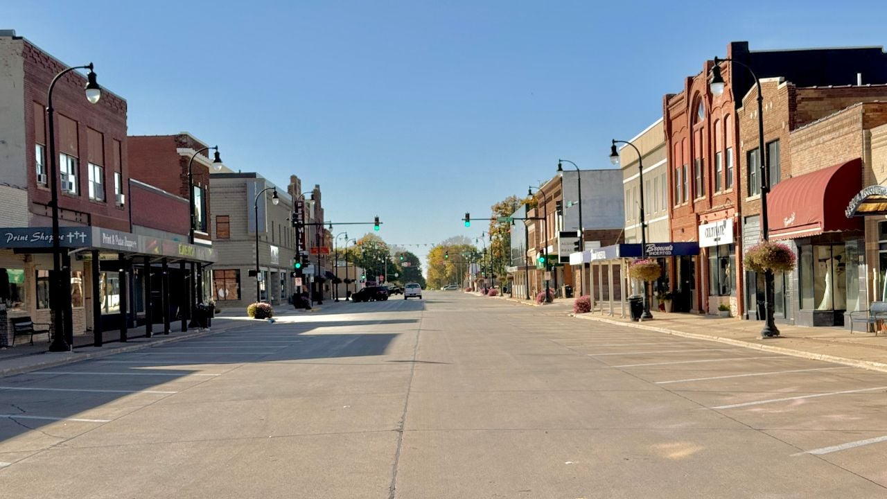 Built in the late 19th Century and early 20th Century, these buildings are characteristic of the historic downtown business district of the city of Algona, Iowa.