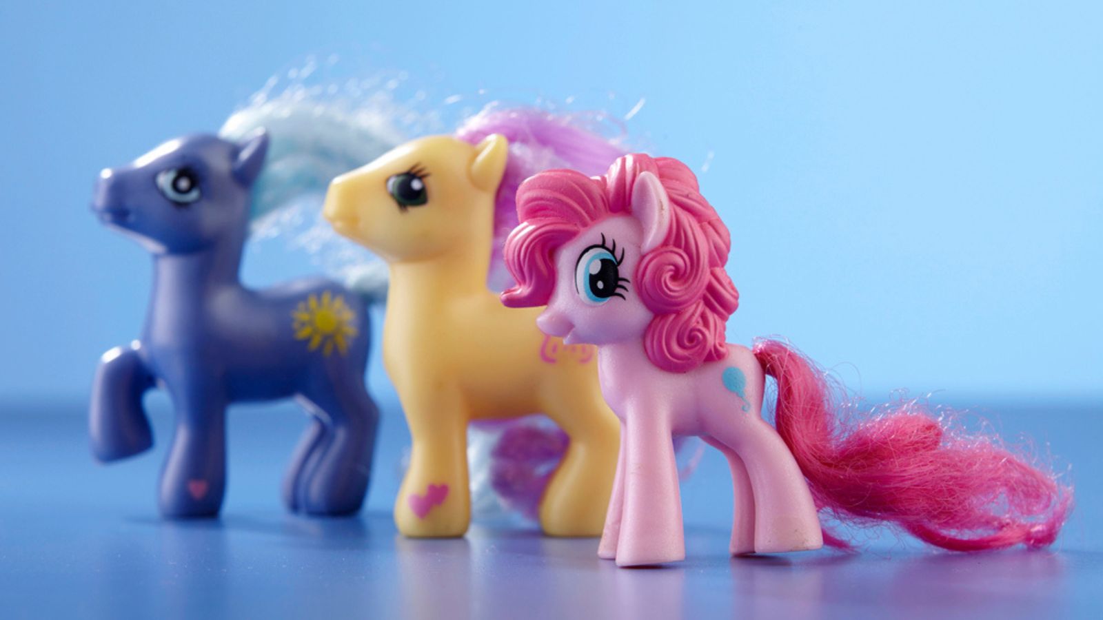 Kuala Lumpur, Malaysia. My little pony pinkie pie on blue background