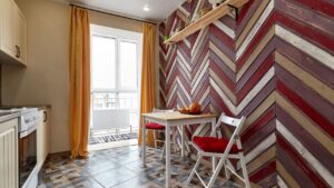 kitchen with appliances and a beautiful interior