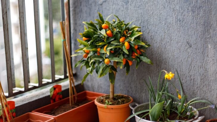 12 Dwarf Fruit Trees Perfect for Small Spaces, Patios, and Indoors