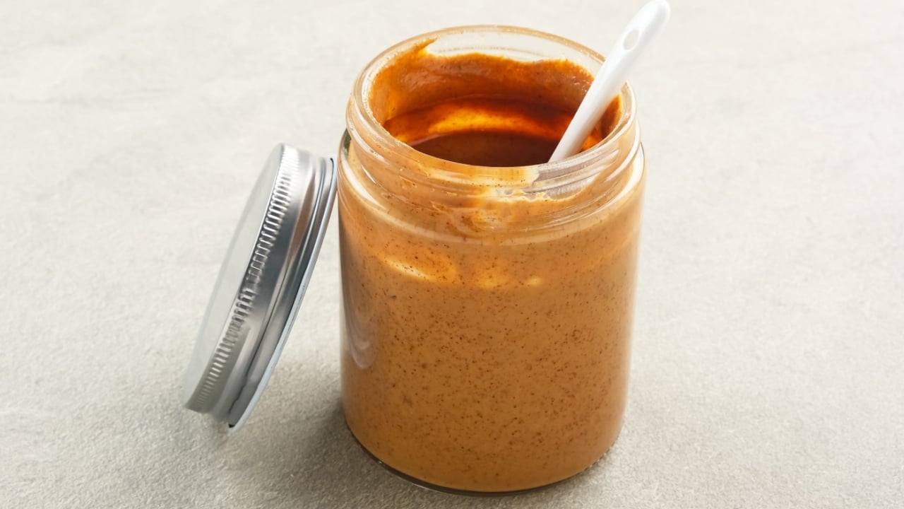 Organic Almond Butter in Jar
