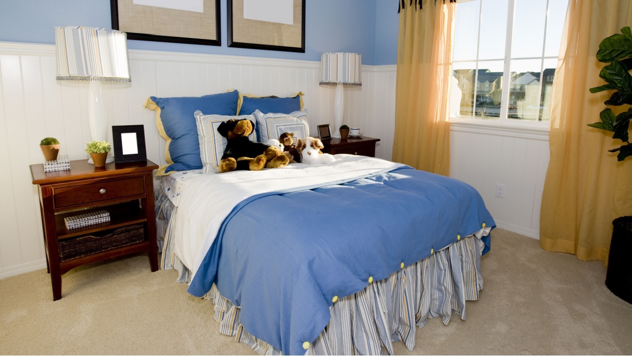 Interior of a girl's bedroom