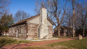 The old district courthouse at Constitution Square Historic Site in Danville Kentucky