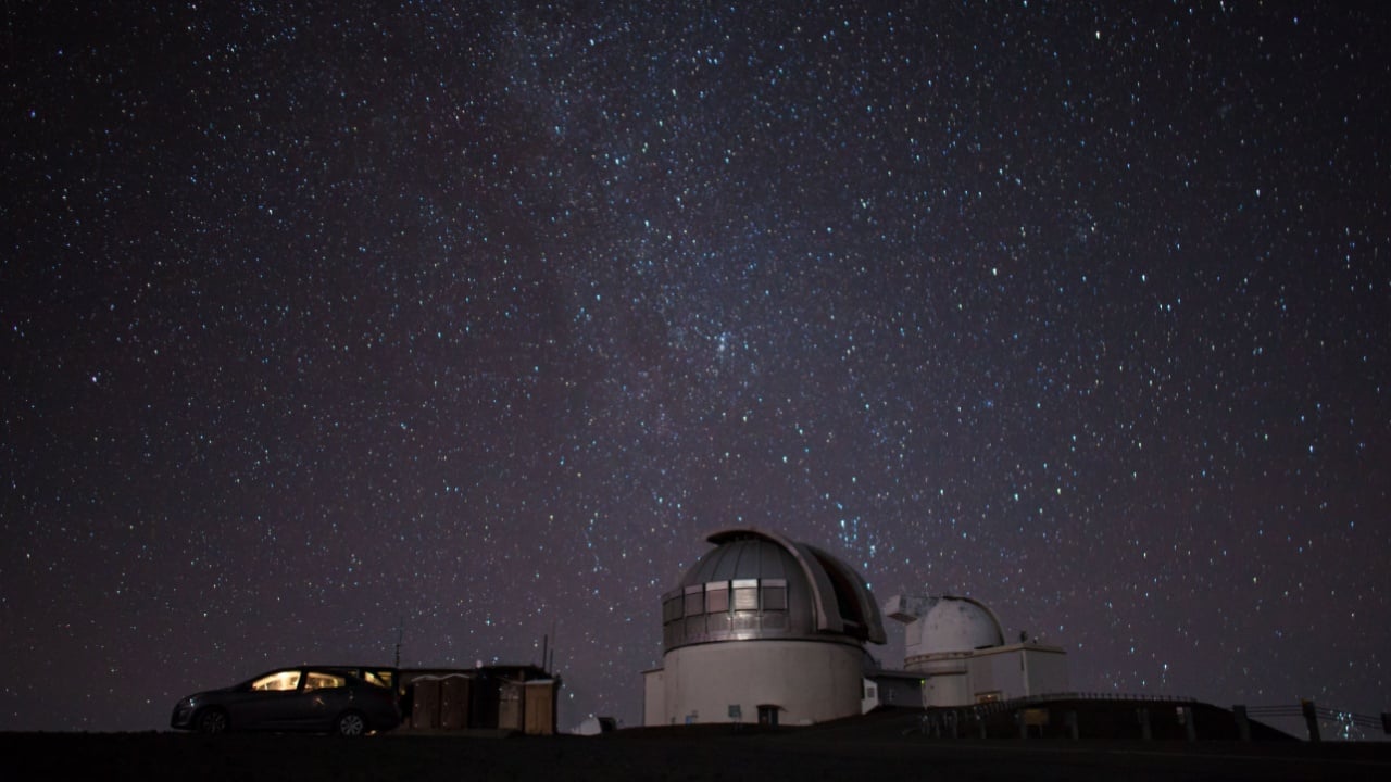 Rugged landscape of the tundra on Mauna Kea Volcano high elevation
