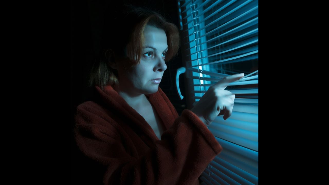Woman by a window