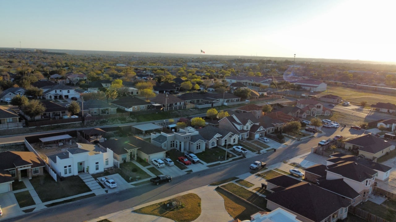 Eagle Pass Texas Aerial View