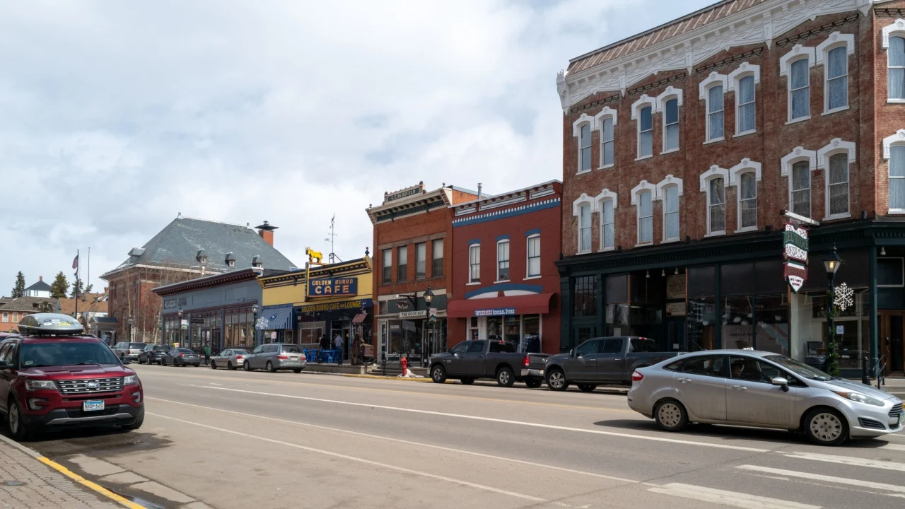 Leadville, Colorado, 27th March 2024-Street view in Leadville, Colorado