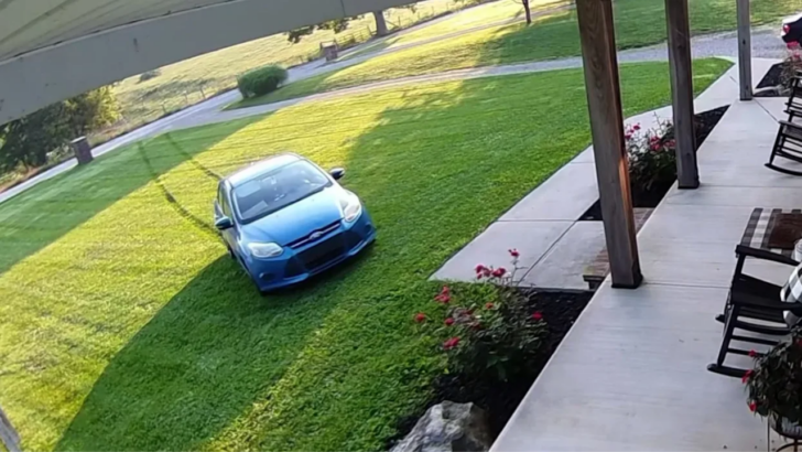 Amazon Driver Ruins a Family’s Freshly Cut Lawn with Heinous Tracks Instead of Using the Driveway
