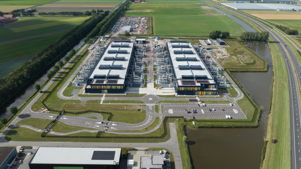 Data center digital internet and data infrastructure.