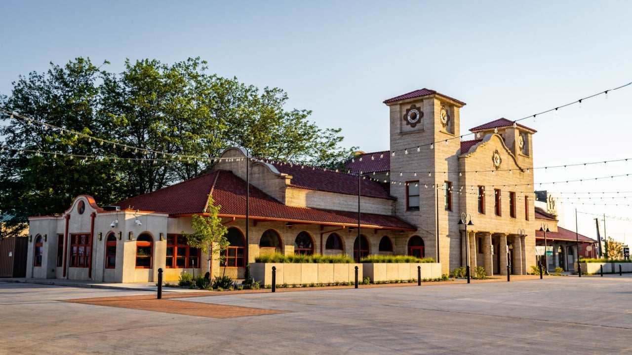 Bismarck, ND, USA - July 08, 2025: Bismarck north pacific train station Historic Depot