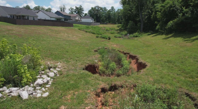 A Tennessee Homeowner Says Sinkholes From Her HOA’s Land Are Spreading Into Her Yard