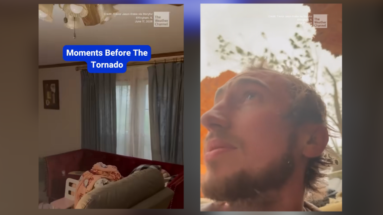Illinois Man Captured the Moment a Tornado Destroyed His Home, While He Was Still Inside
