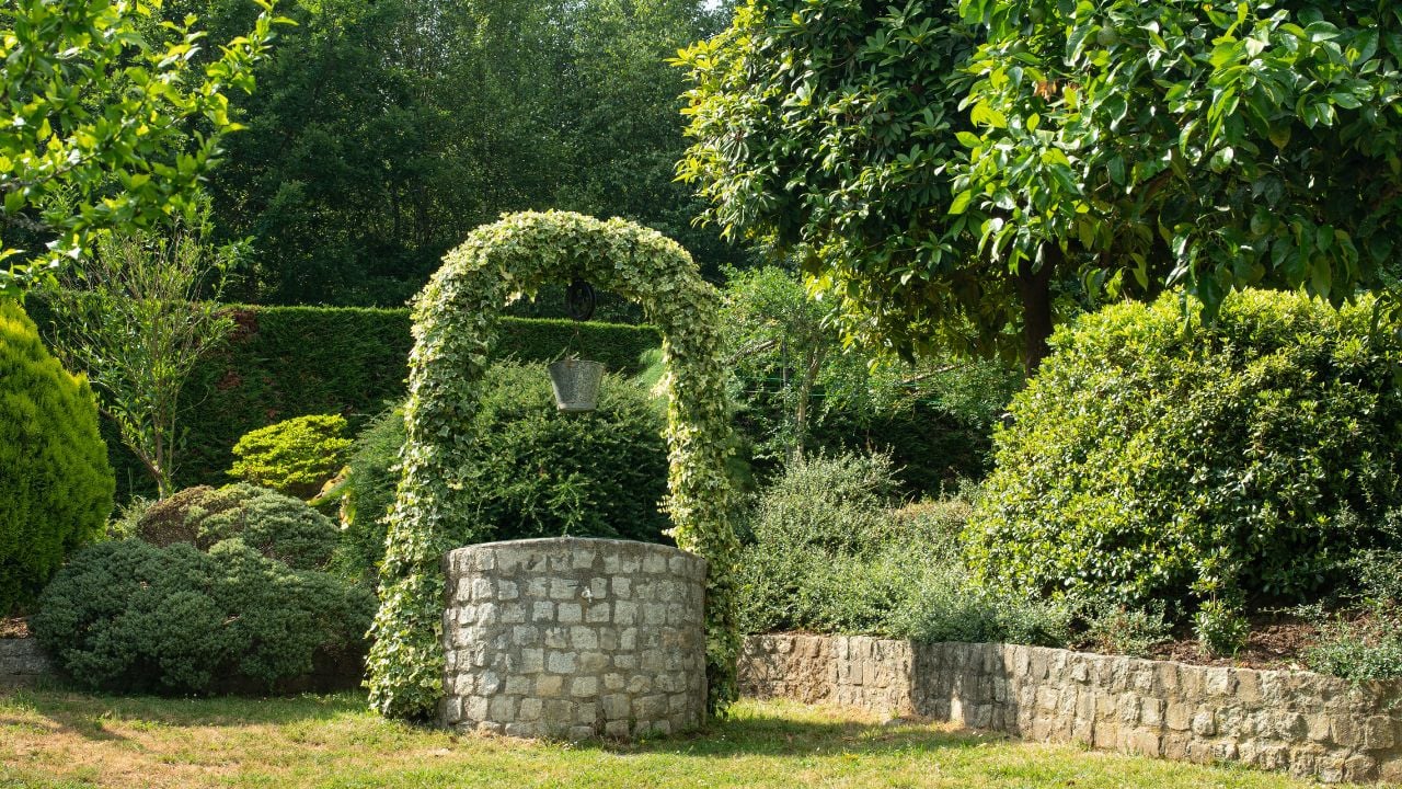 private water well yard