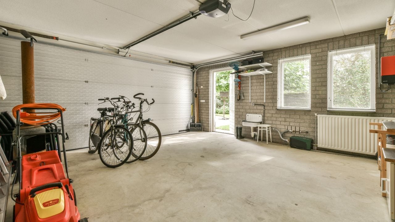 bike lock garage storage
