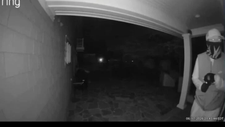 Homeowner Saw Someone Trying To Break In on Security Cameras and Called Police