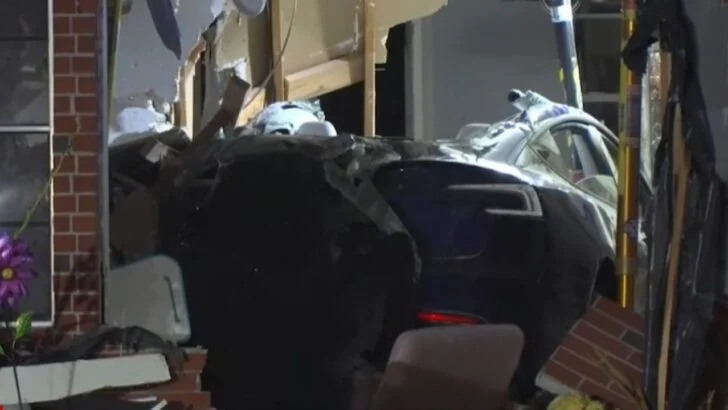 A Tesla Crashed Through a Katy Home and Killed a 76-Year-Old Woman Inside