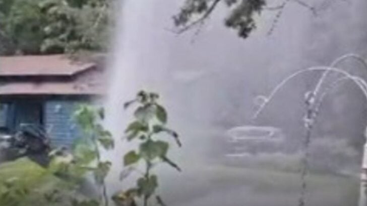 A Water Main Break Sent Gravel and Debris Into a Collinsville Homeowner’s House and Car