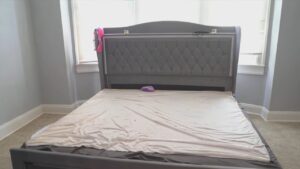 Baltimore squatter's 'disco' bedroom highlights property takeover crisis