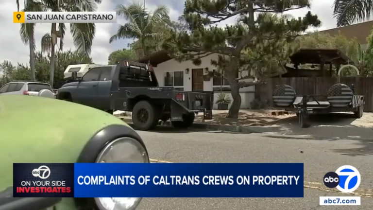 A California Homeowner Says Construction Crews Have Been Using His Property Without Permission for Two Years