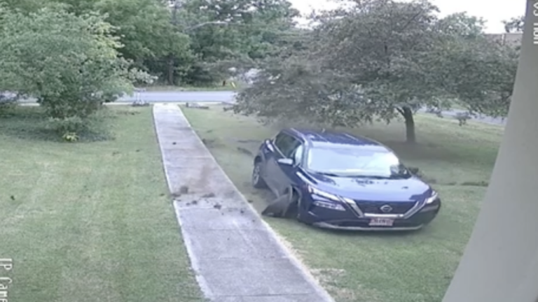 Nine Cars Have Crashed Into This Maryland Homeowner’s Yard in Just Two Years
