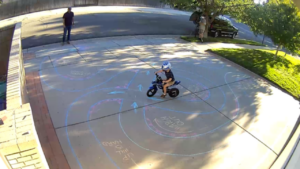 Chalk Driveway Racetrack