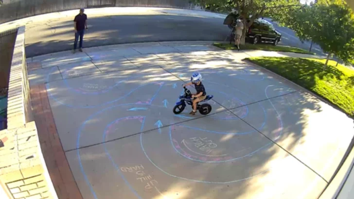 A Little Boy Kept Riding His Bike in a Neighbor’s Driveway. The Homeowner Turned It Into a Racetrack