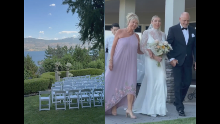 A Bride Wanted a Backyard Wedding, So Her Sweet Dad Spent Eight Months Rebuilding the Yard