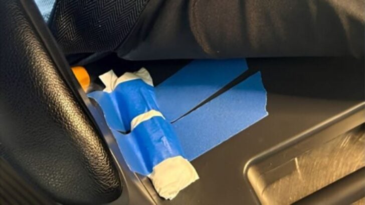 TSA Finds Yellowstone Souvenir Knife Carefully Taped Beneath a Child’s Booster Seat