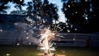 backyard fireworks