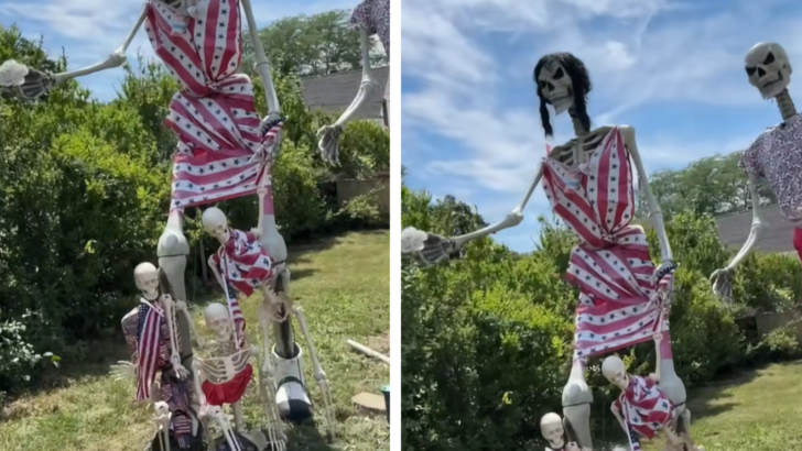Wisconsin Family Ordered to Remove Giant Skeletons from Their Yard—But They Scored a Win After a Major Surprise