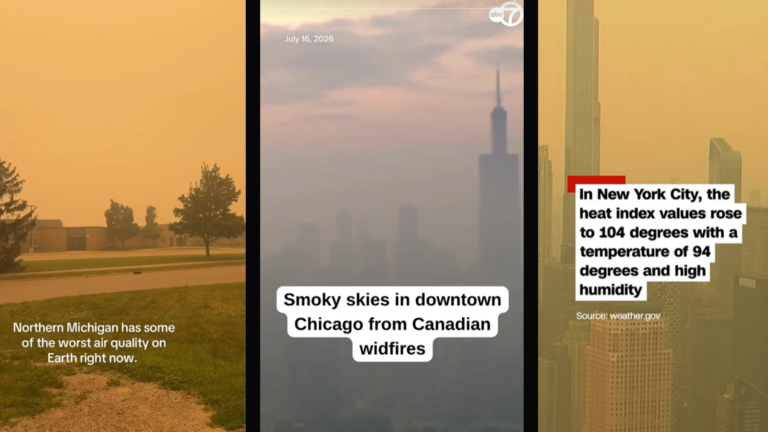 Canada's Wildfire Smoke Reaches U.S.