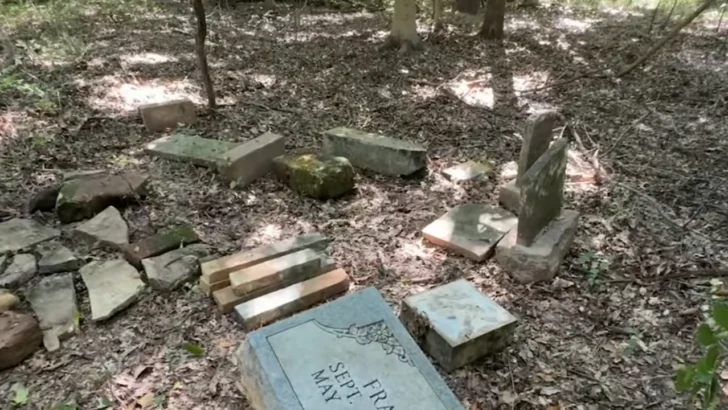 Tennessee Families Find 137-Year-Old Cemetery Decimated with Headstones in a Pile