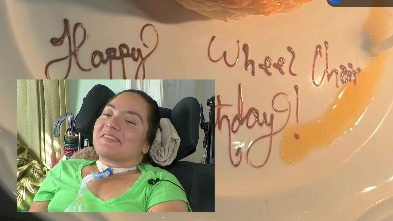 offensive wheelchair birthday cake.